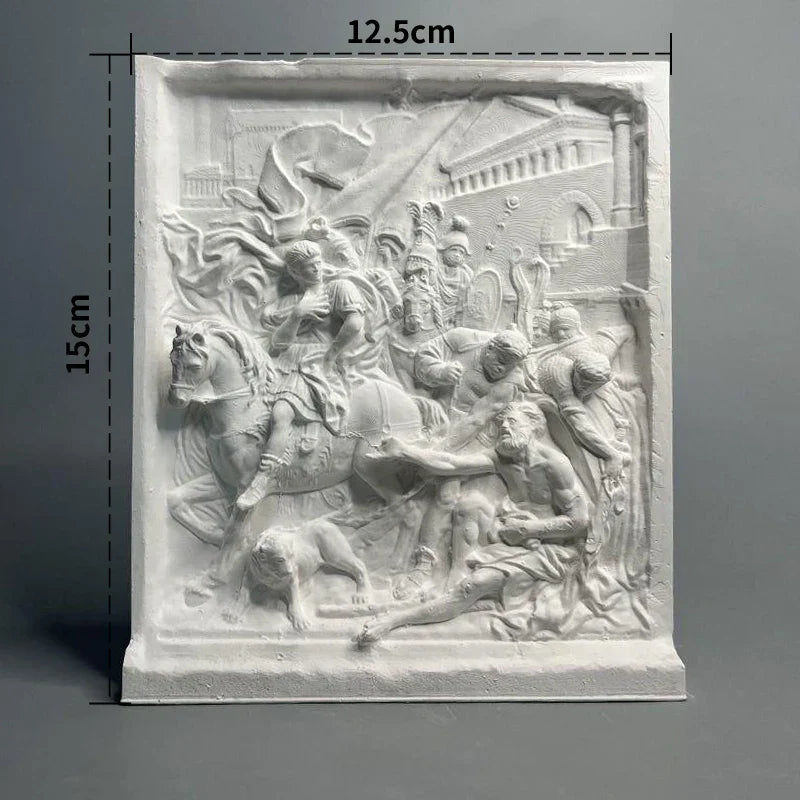 BowLift | Nordic INS Style Character Plaster Statue DIY Painted Sketch Photography Props Table Decorations Home Art Plaster Decoration