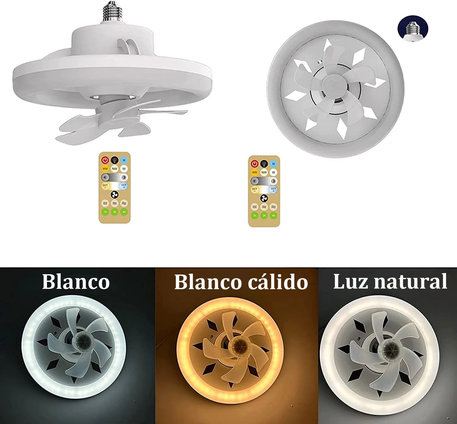 BowLift | 2 in 1 Swivel Fan LED Lamp