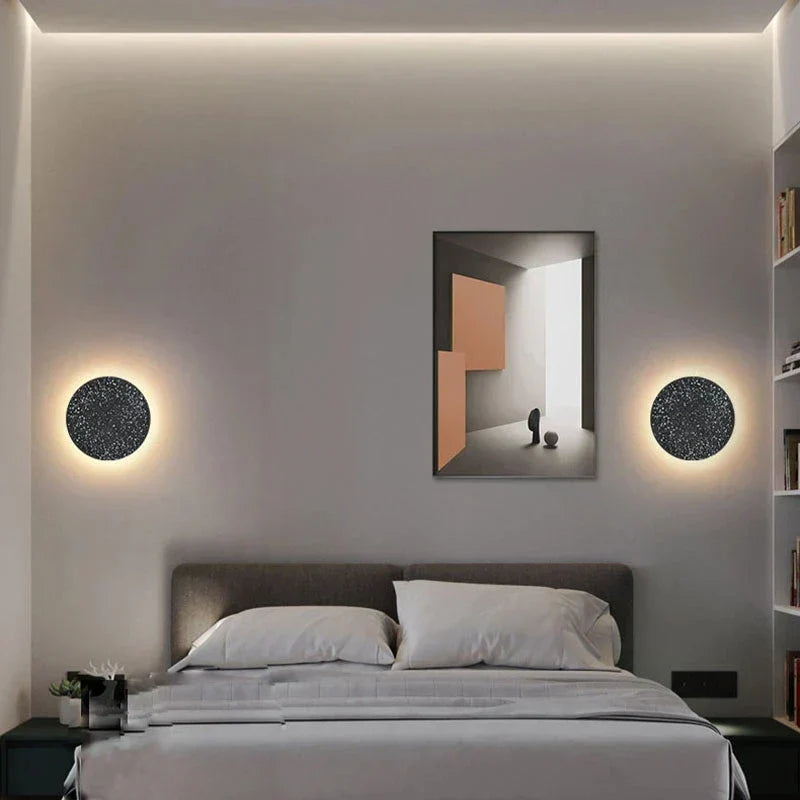 BowLift | ConcreteAura - Modern Concrete Wall Light