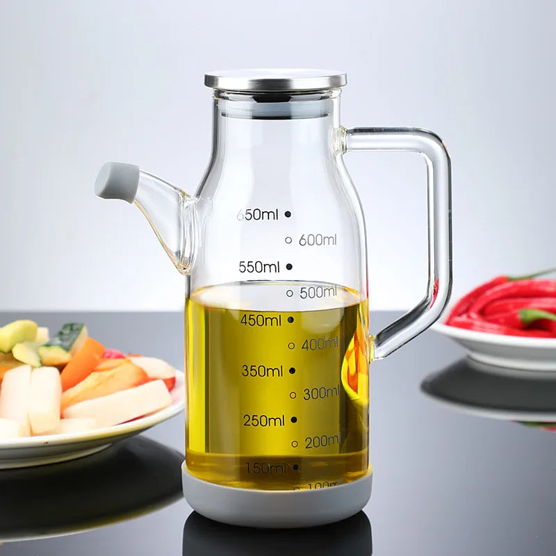 BowLift | Pure Glass Measuring Scale Oil Dispenser  Bottle