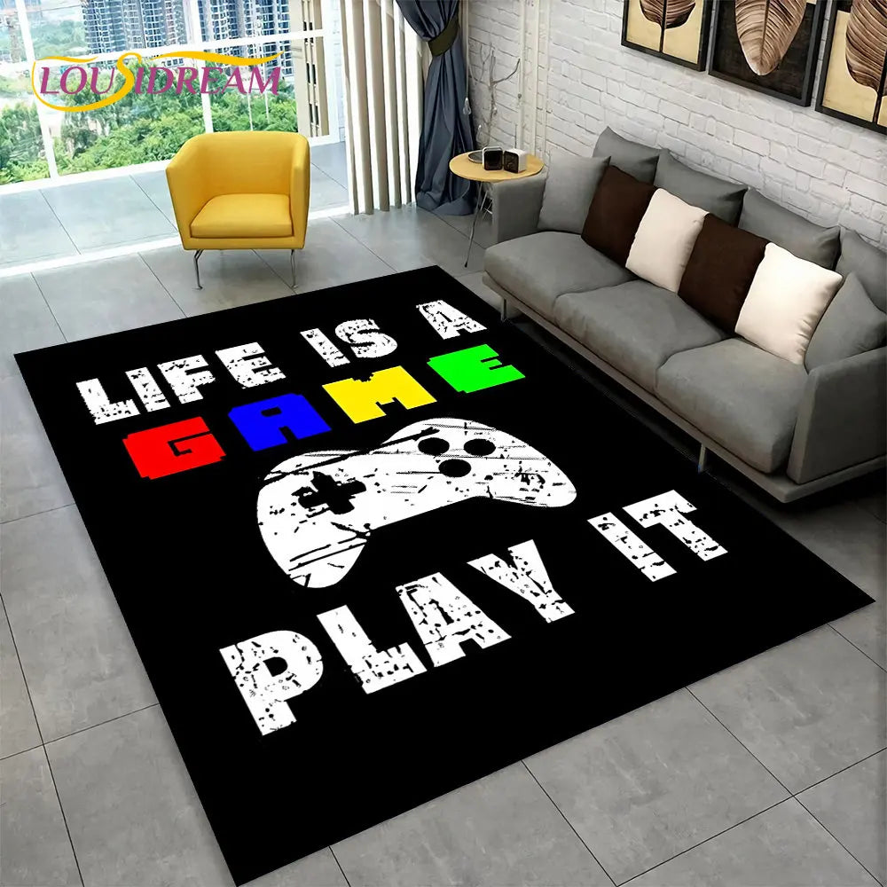 BowLift | GameJoy Playmat – Soft 3D Gamepad Floor Mat for Children and Gamers