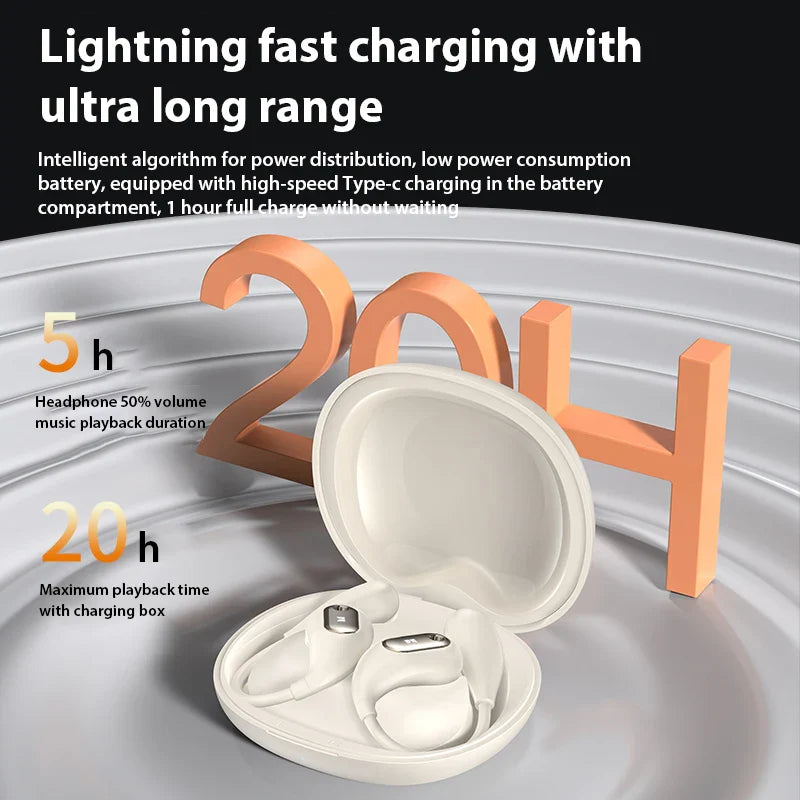 BowLift | Bone Conduction Bluetooth Touch Control Earbuds