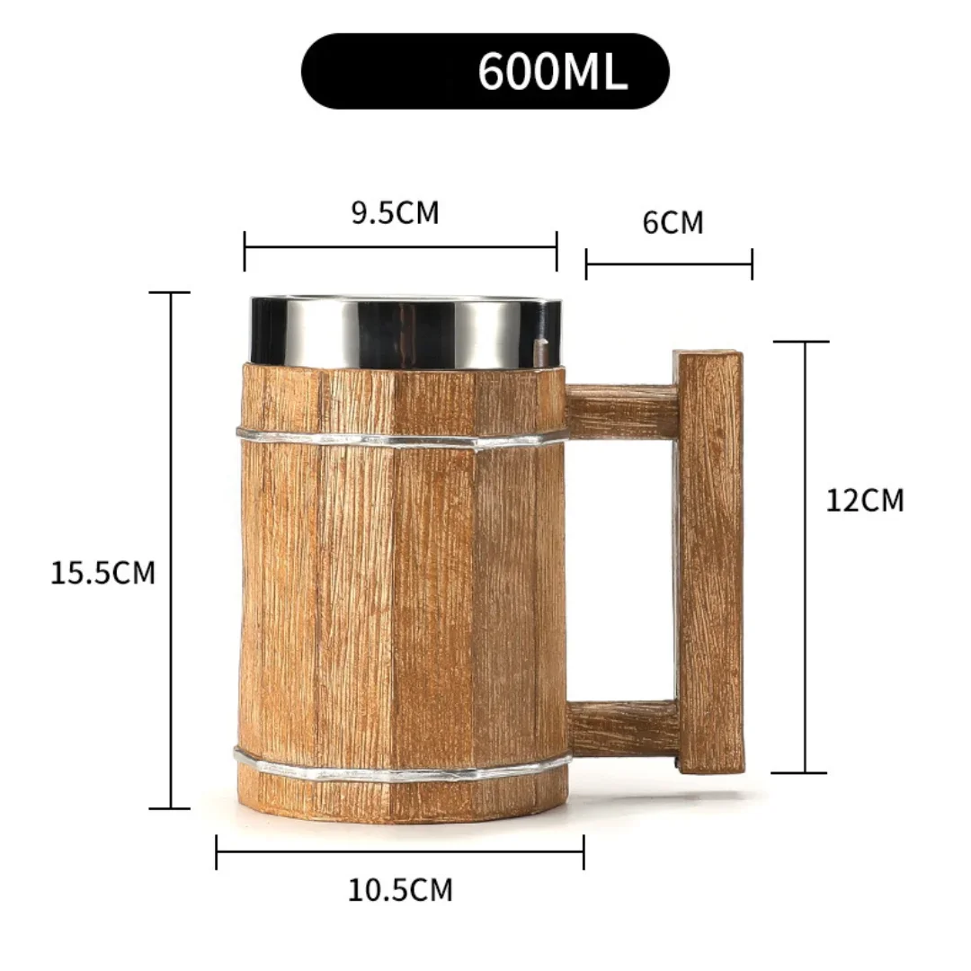 BowLift | 3D Viking-Style Wooden Mug