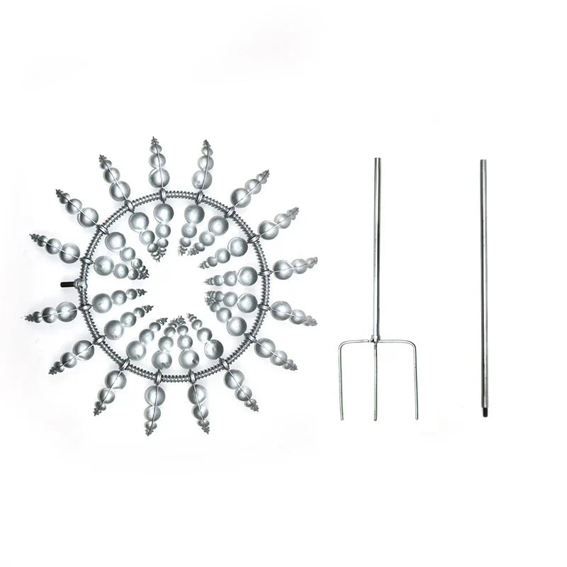 BowLift | Unique Solar-Powered Kinetic Metal Windmill Spinner - Magical Wind Collectors for Patio, Garden, Lawn Outdoor Decoration