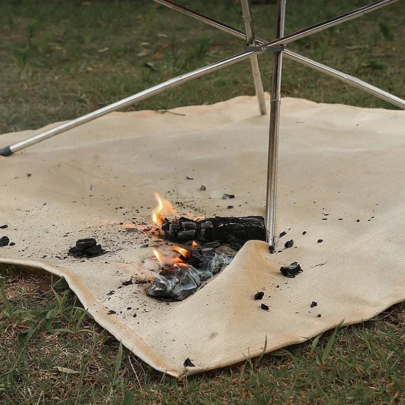 BowLift | Ignisafe Fire Protection Mat | Heat Resistant & Foldable | For Grill & Fire Pit