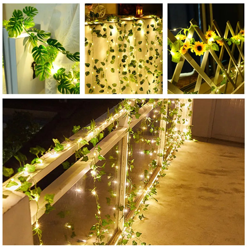 BowLift | Artificial Vine Plants with LED Lights for Hanging