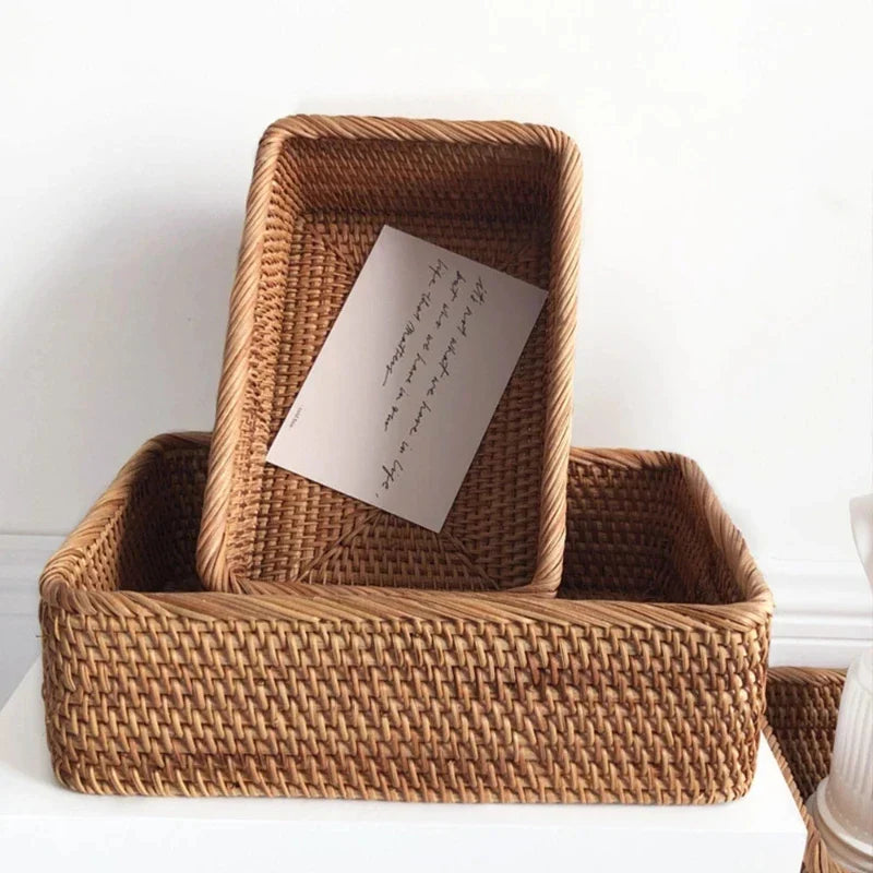 BowLift | Handwoven Rattan Willow Basket for Storage