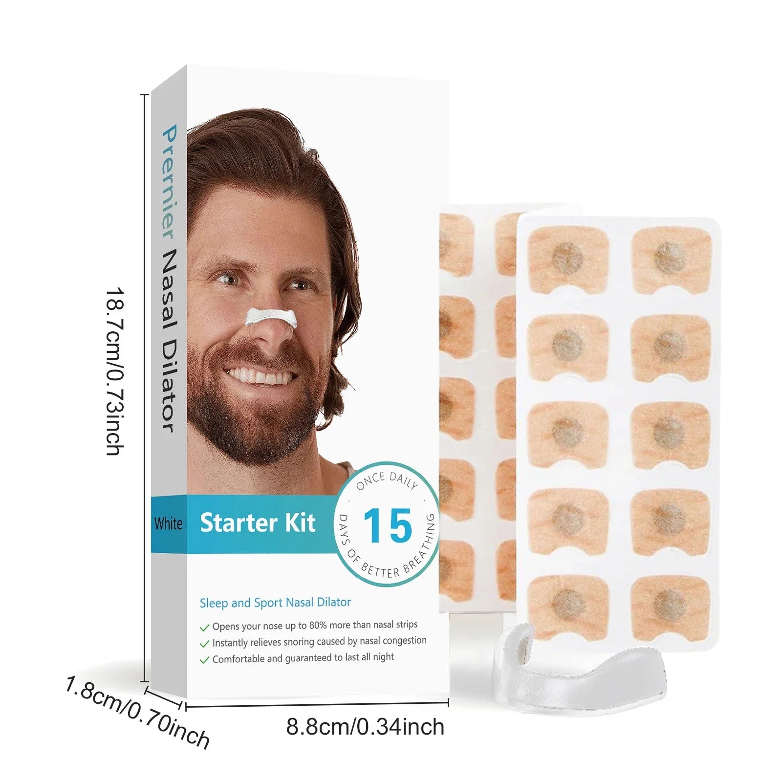 BowLift | Easy Breathe Magnetic Nasal Strips