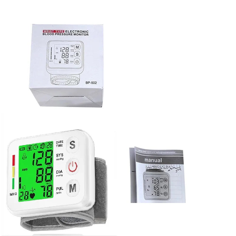 BowLift | Digital Wrist Blood Pressure Monitor with LCD Display – PulseTrack