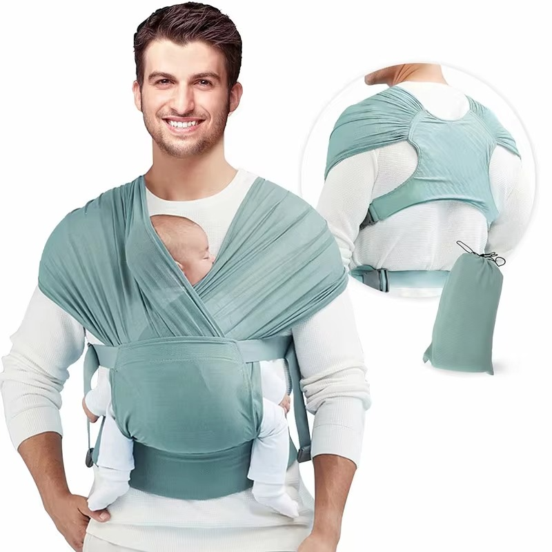 BowLift | Breathable Lightweight Hands Free Baby Sling Wrap Carrier for Newborns and Infants
