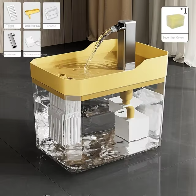 BowLift | Automatic Cat Water Fountain with USB Pump and Multi-Stage Filtration