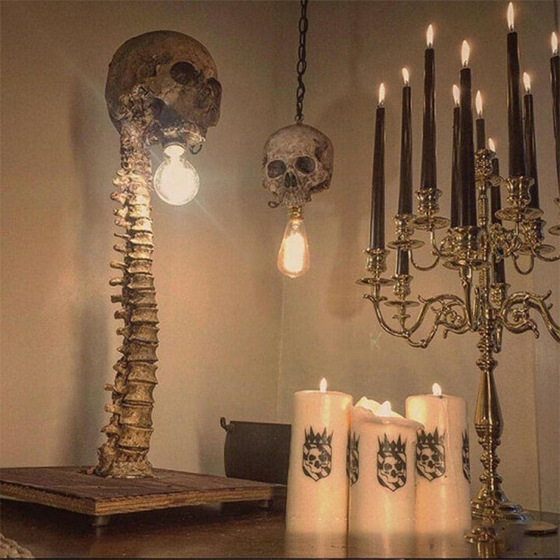 BowLift | Horror Skull with Spine Lamp
