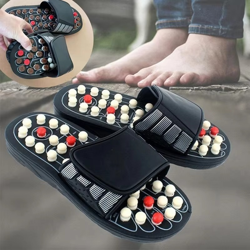 BowLift | Foot Massage Slippers with Pebble Acupressure Therapy