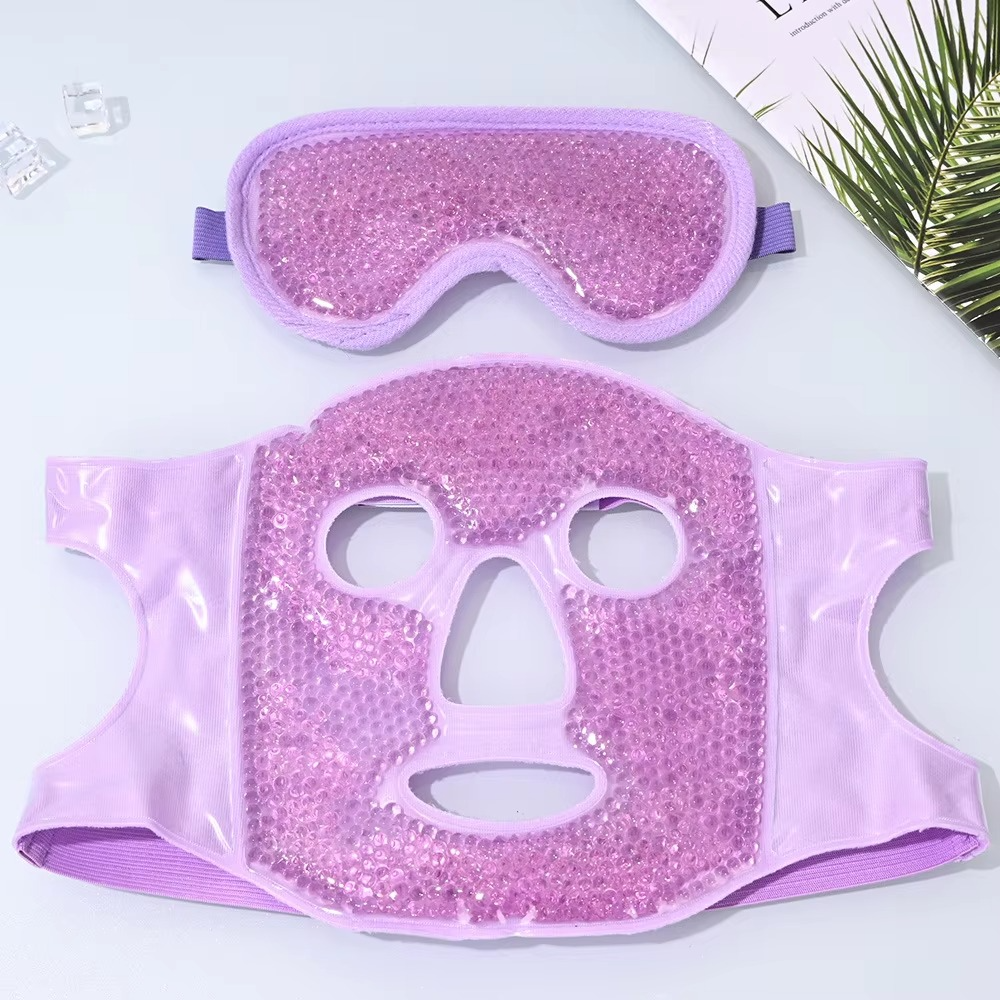 BowLift | Cold and Hot Therapy Full Face Gel Bead Mask with Eye Compress