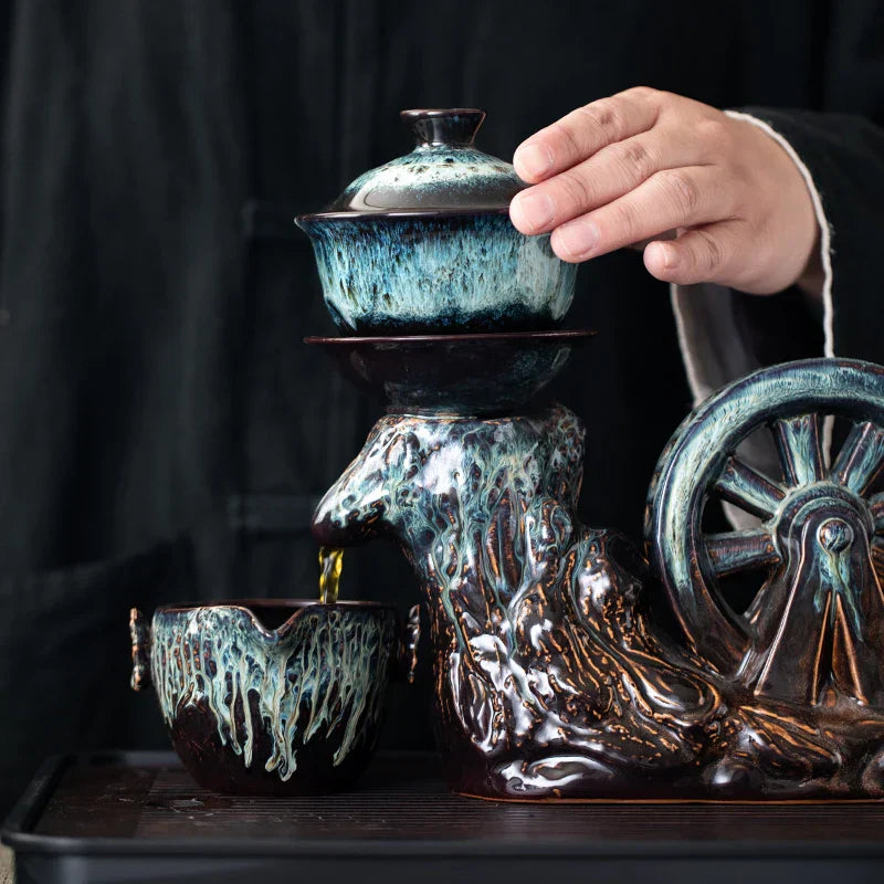 BowLift | Rotating Handcrafted Tea Ceremony Set