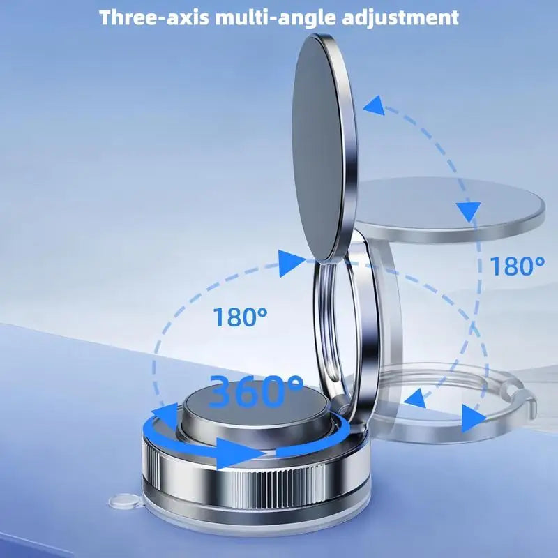 BowLift | 360° Rotatable Suction Magnetic Car Phone Holder