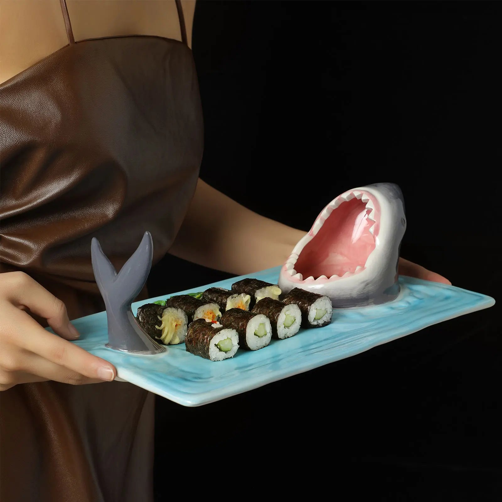 BowLift | Shark Bite Sushi Serving Platter