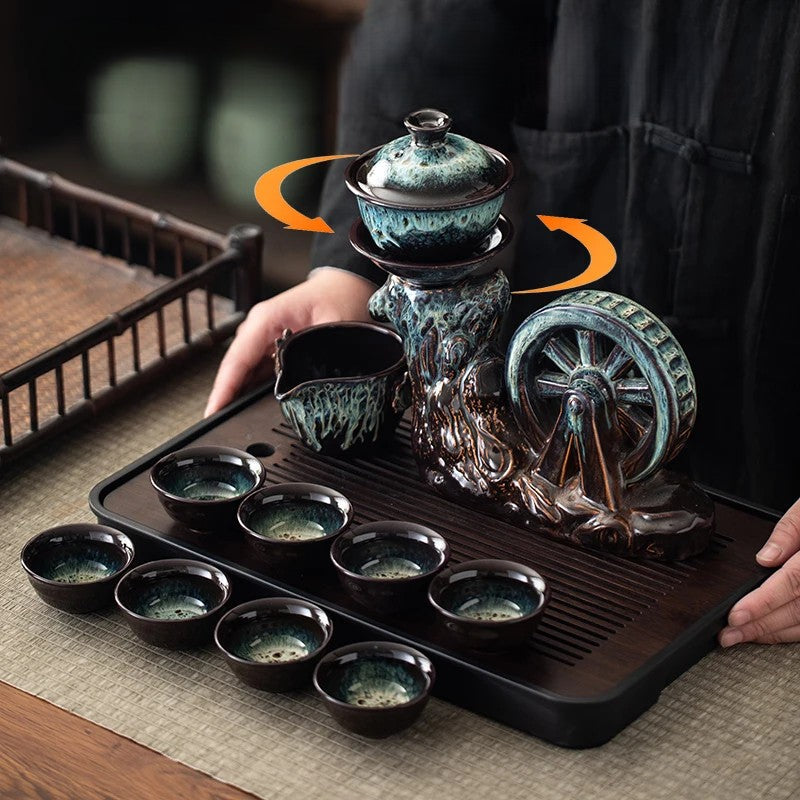 BowLift | Rotating Handcrafted Tea Ceremony Set