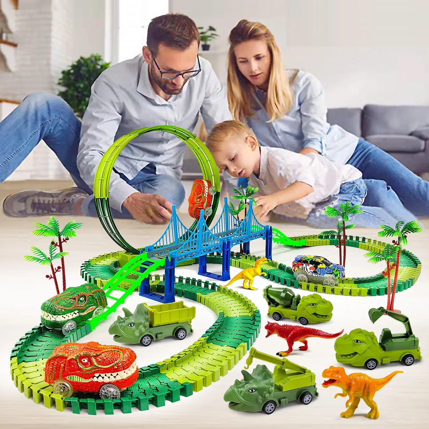 BowLift | Electric Magic Climbing Dinosaur Track Toy