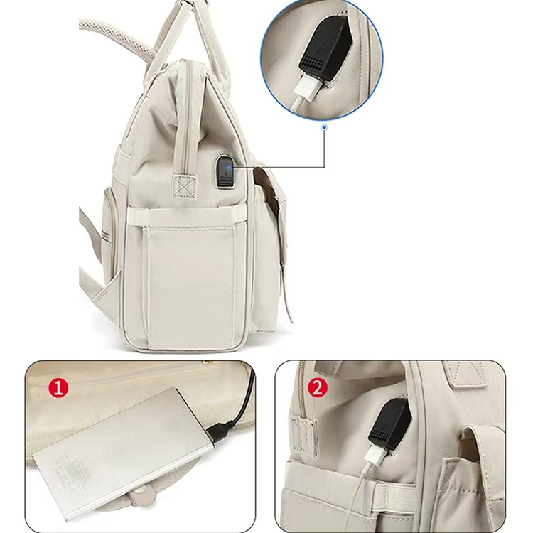 BowLift | Baby Diaper Backpack with Stroller Hooks, Waterproof Travel Maternity Bag for Everyday Essentials