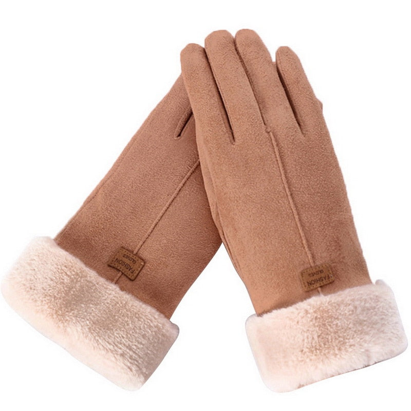 BowLift | Furry Gloves – Warm Waterproof Touchscreen Winter Gloves