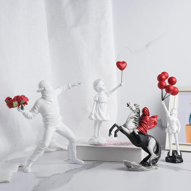 BowLift | Banksy inspired sculpture collection