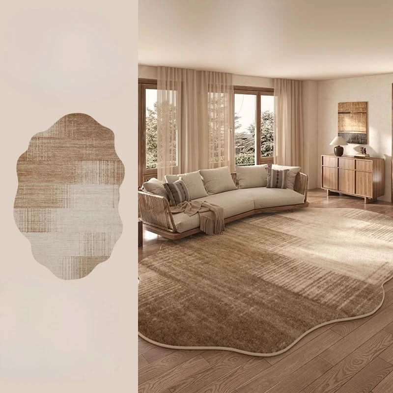 BowLift | Irregular Plush Washable Rug for Bedroom and Living Room