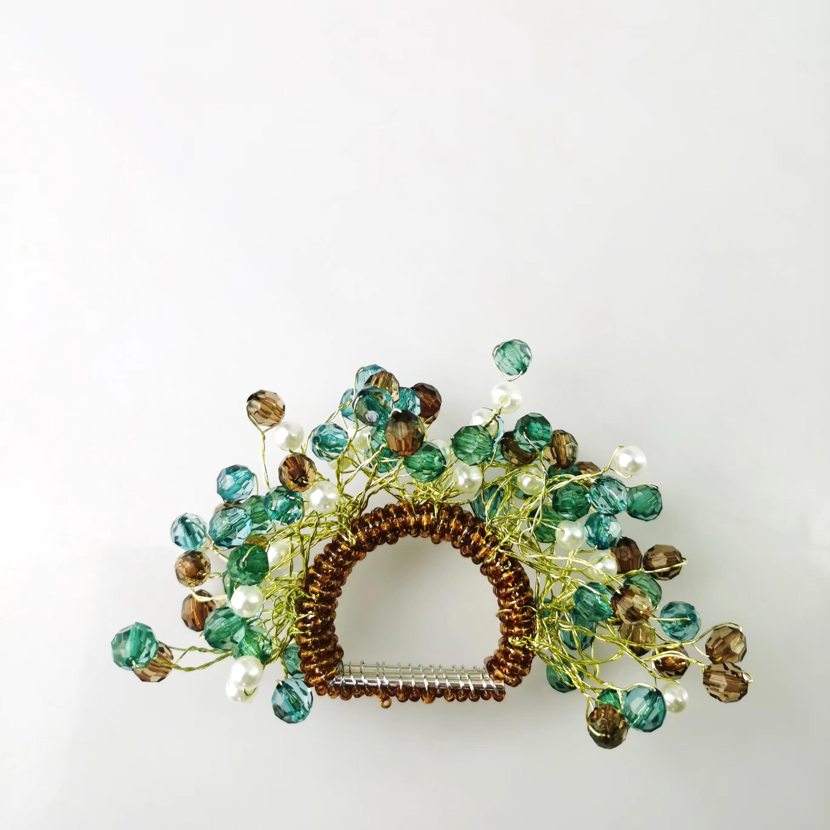 BowLift | Colorful Acrylic Bead Napkin Ring Set of 4