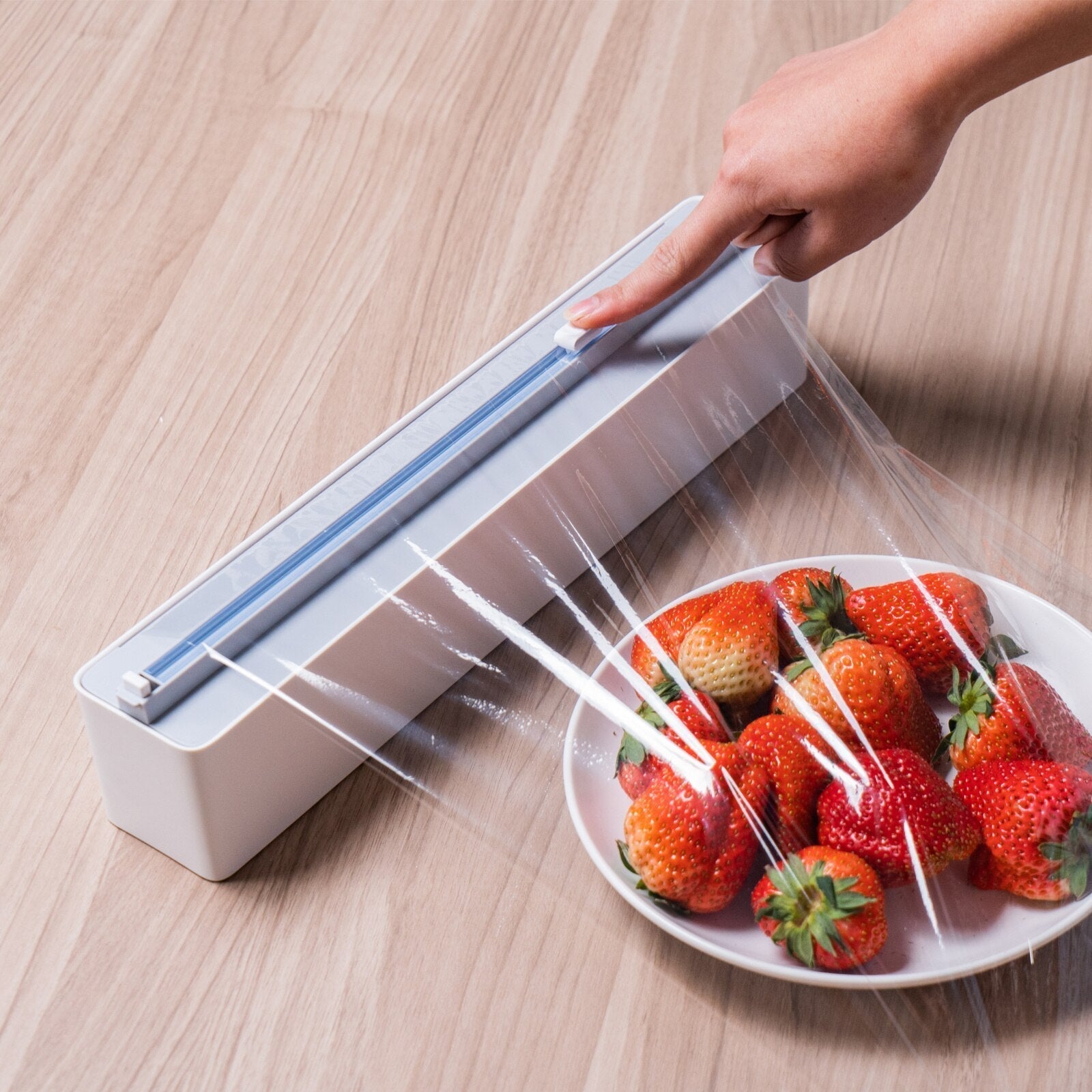BowLift | Wall-Mounted Adjustable Plastic Wrap Dispenser