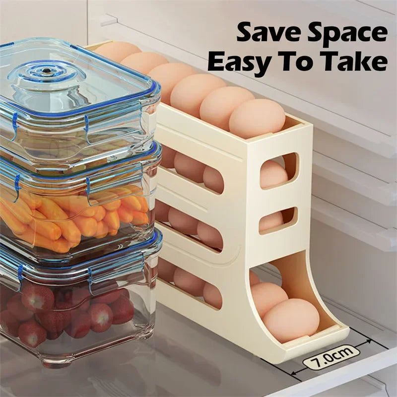 BowLift | Eggs Dispenser Fridge Organizer Rack