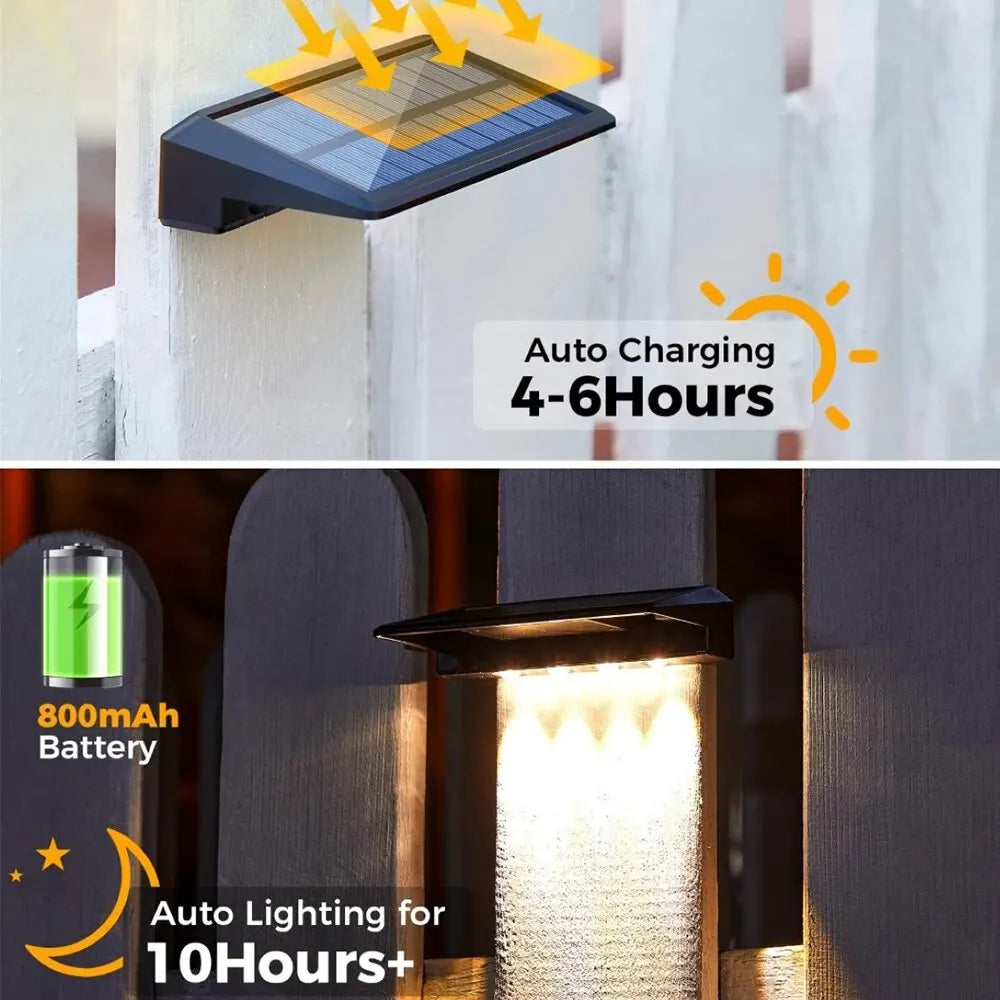 BowLift | EcoRadiance Solar Accent Lights 2-Piece Set | Outdoor Lighting | Energy Efficient | Decorative Light for Garden & Terrace