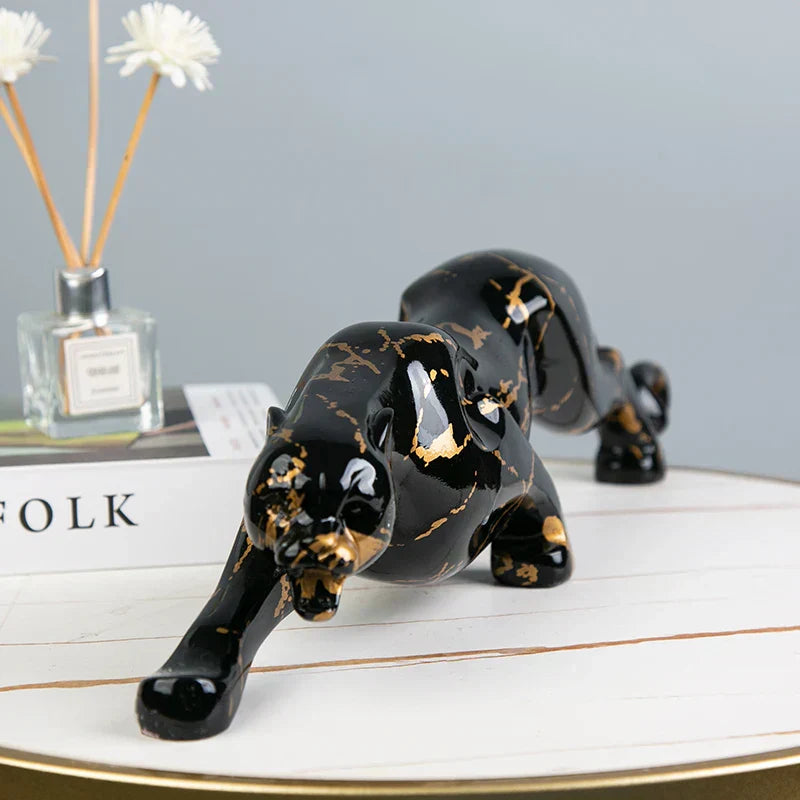 BowLift | Elegant Jaguar Stone Sculptor