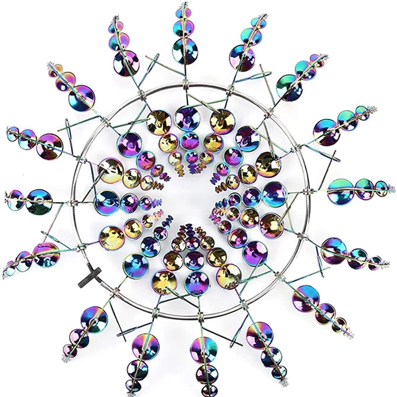 BowLift | Enchanting Solar-Powered 3D Kinetic Wind Sculpture for Gardens