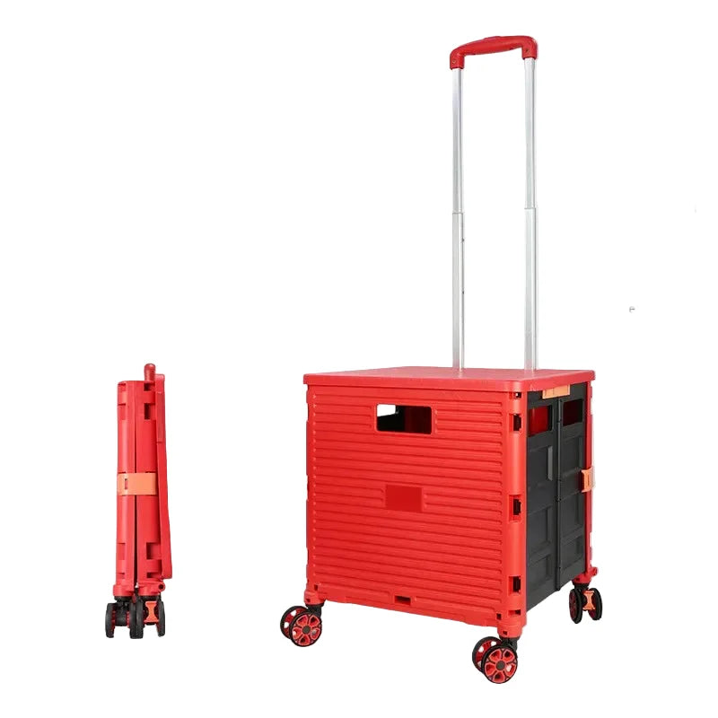 BowLift | Folding Shopping Trolley with Silent Wheels – EasyCart