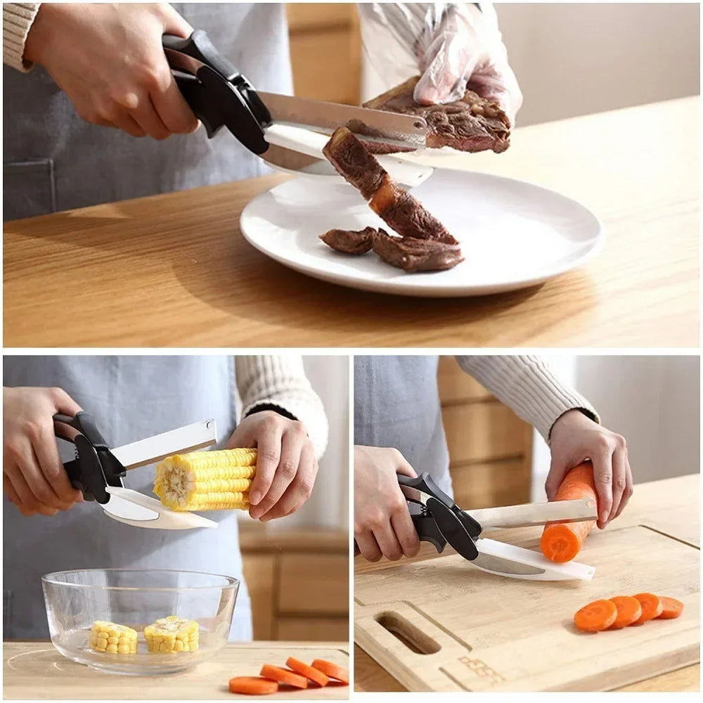 BowLift | 2 in 1 Scissors with Cutting Board