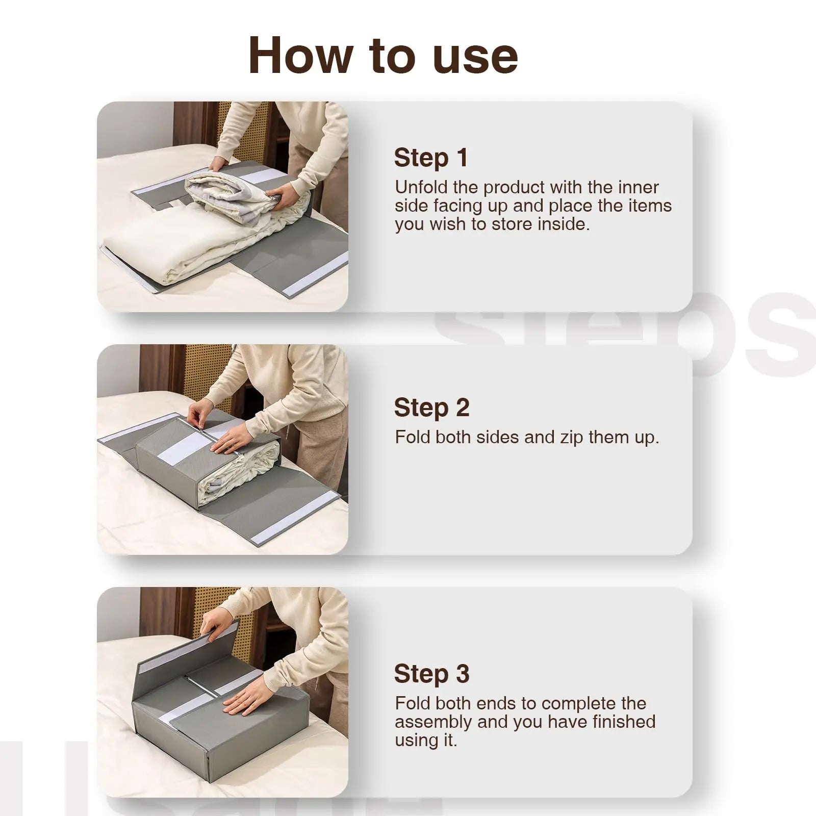 BowLift | Foldable Bed Sheet Organizer