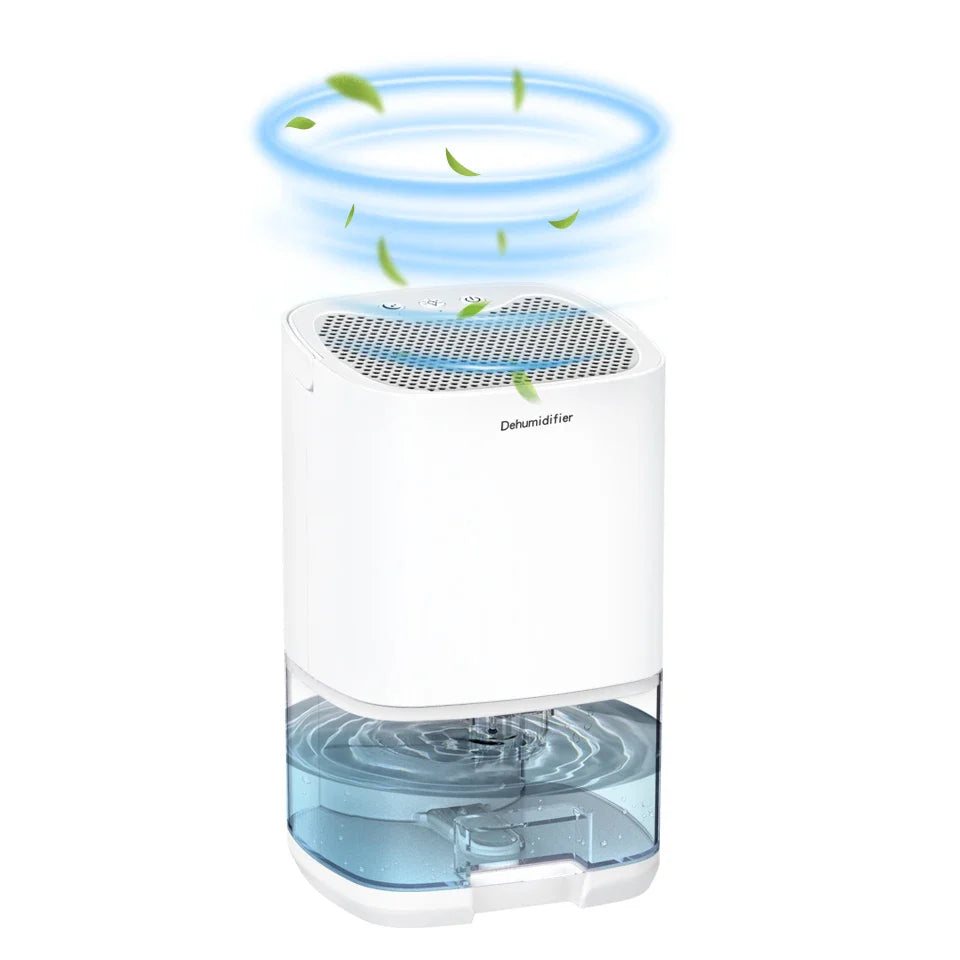 BowLift | 1000ml Portable 2-in-1 Dehumidifier with Air Filter & Night Light – Aveline