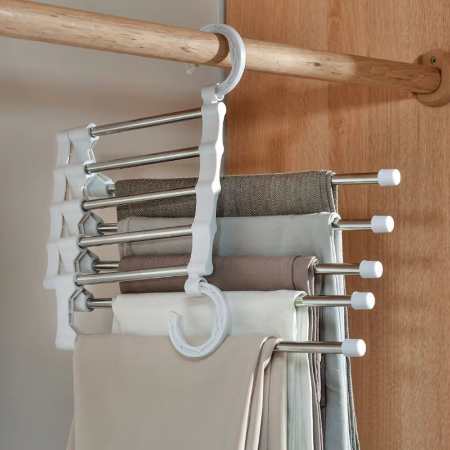 BowLift | 5-in-1 Adjustable Closet Organizer Hanger