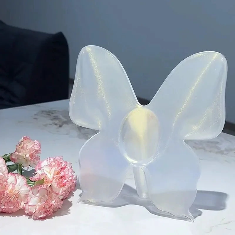 BowLift | Artistic Butterfly Clear Flower Vase