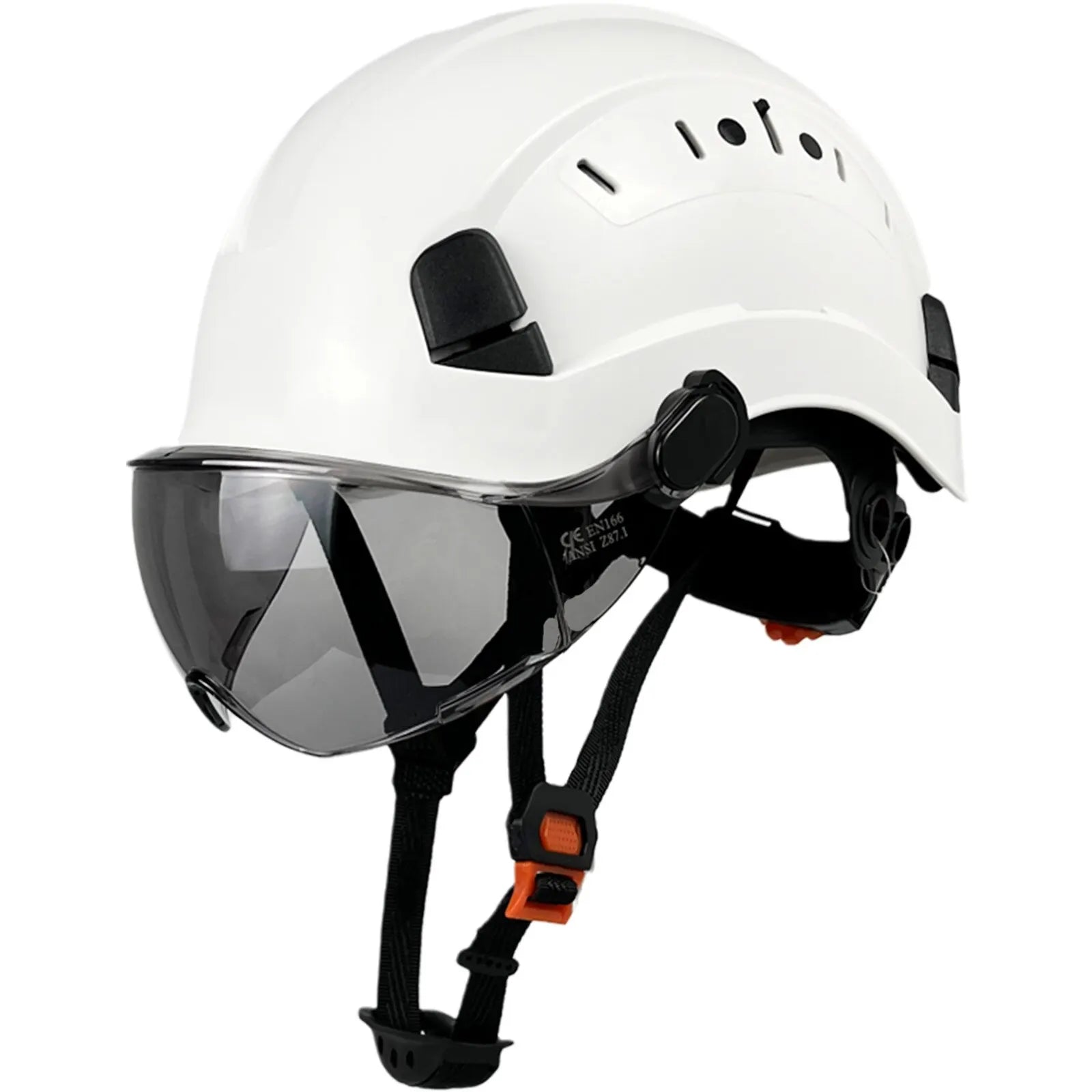 BowLift | CE ABS Safety Helmet with Goggles & Visor – SafeGuard