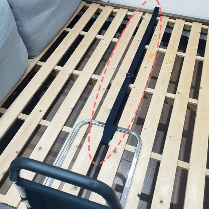 BowLift | Adjustable Assistive Bed Rail for Seniors, No-Drill Safety Handle for Fall Prevention