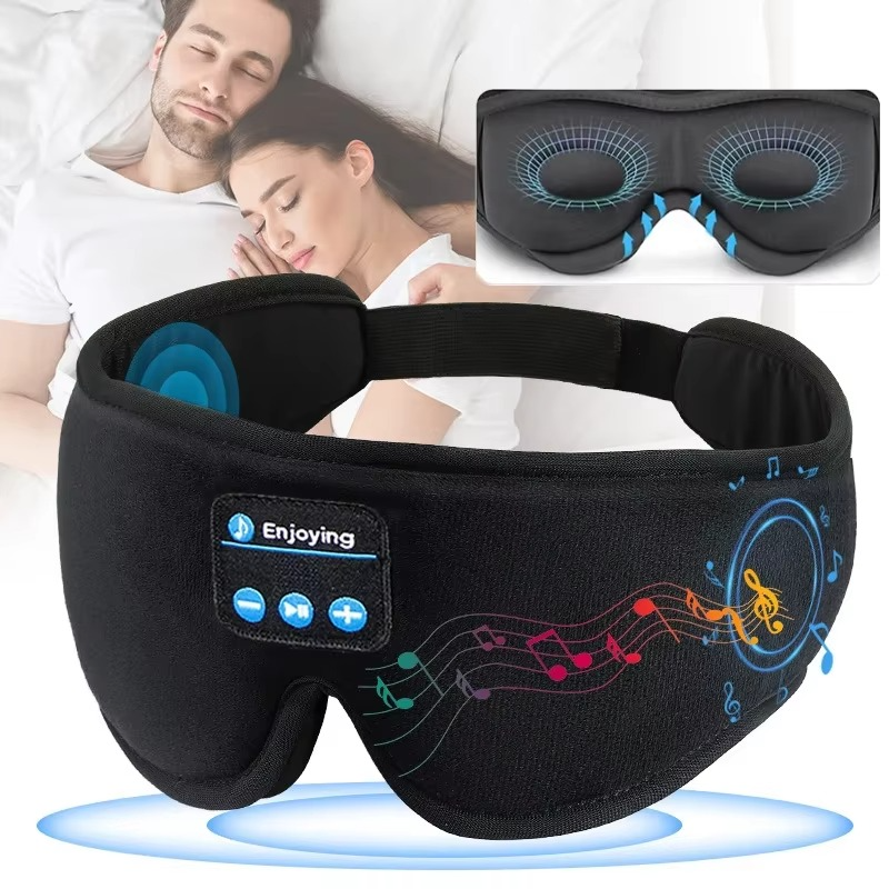 BowLift | Bluetooth Sleeping Headphones with 3D Eye Mask and Built in HD Speakers