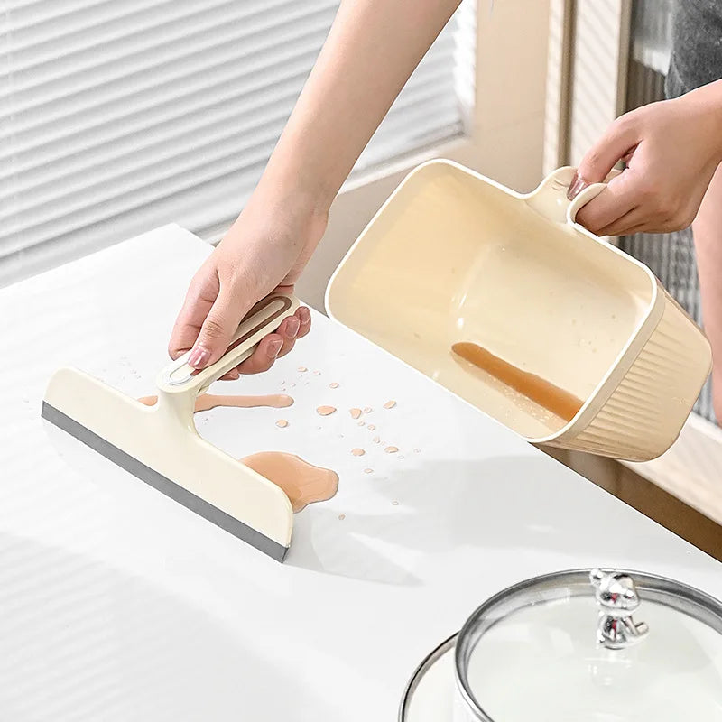 BowLift | 2in1 Waste Disposer Scraper Trash Can