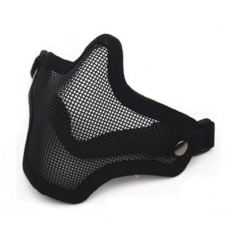 BowLift | Camouflage Tactical Airsoft Steel Mesh Half Face Mask