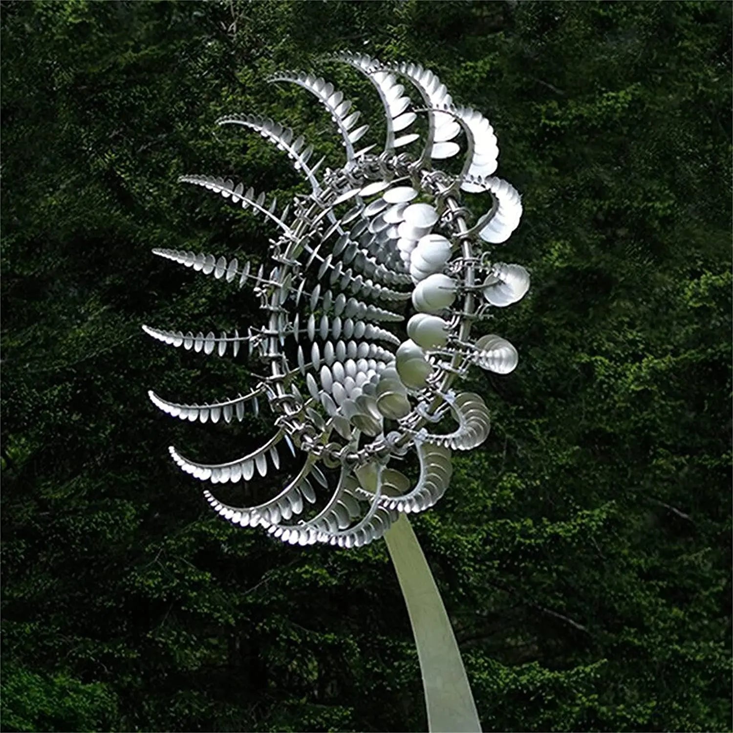 BowLift | Unique Solar-Powered Kinetic Metal Windmill Spinner - Magical Wind Collectors for Patio, Garden, Lawn Outdoor Decoration
