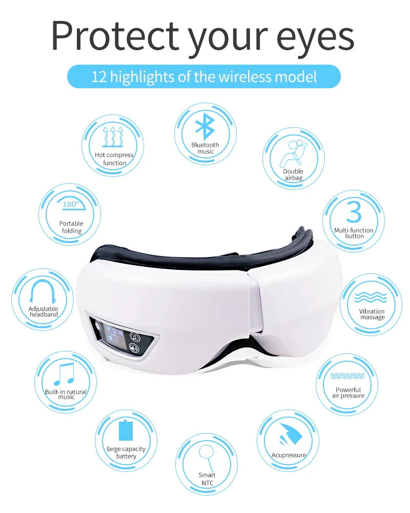 BowLift | Bluetooth Music Hot Compress Eye Massager