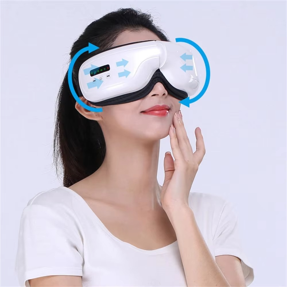 BowLift | Heated Air Pressure Eye Massager with Vibration, Bluetooth Music, and Hot Compress