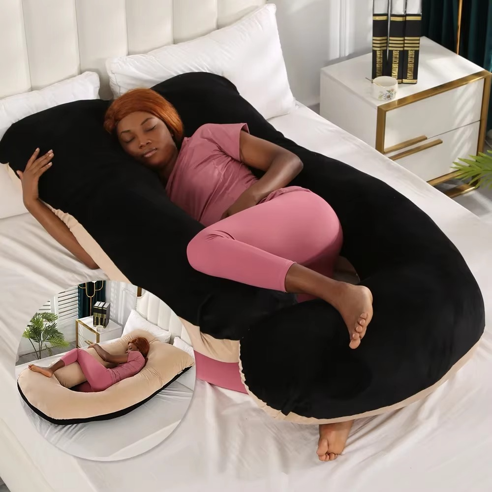 BowLift | J-Shaped Maternity Support Pillow for Side Sleeping and Breastfeeding