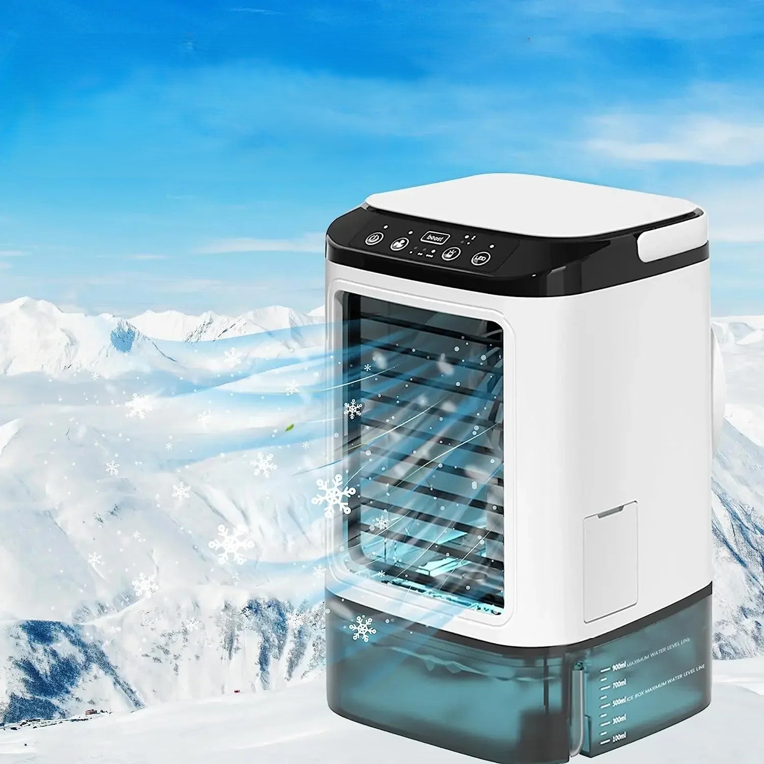 BowLift | Ultrasonic Atomization Dual Spray Portable Air Conditioner