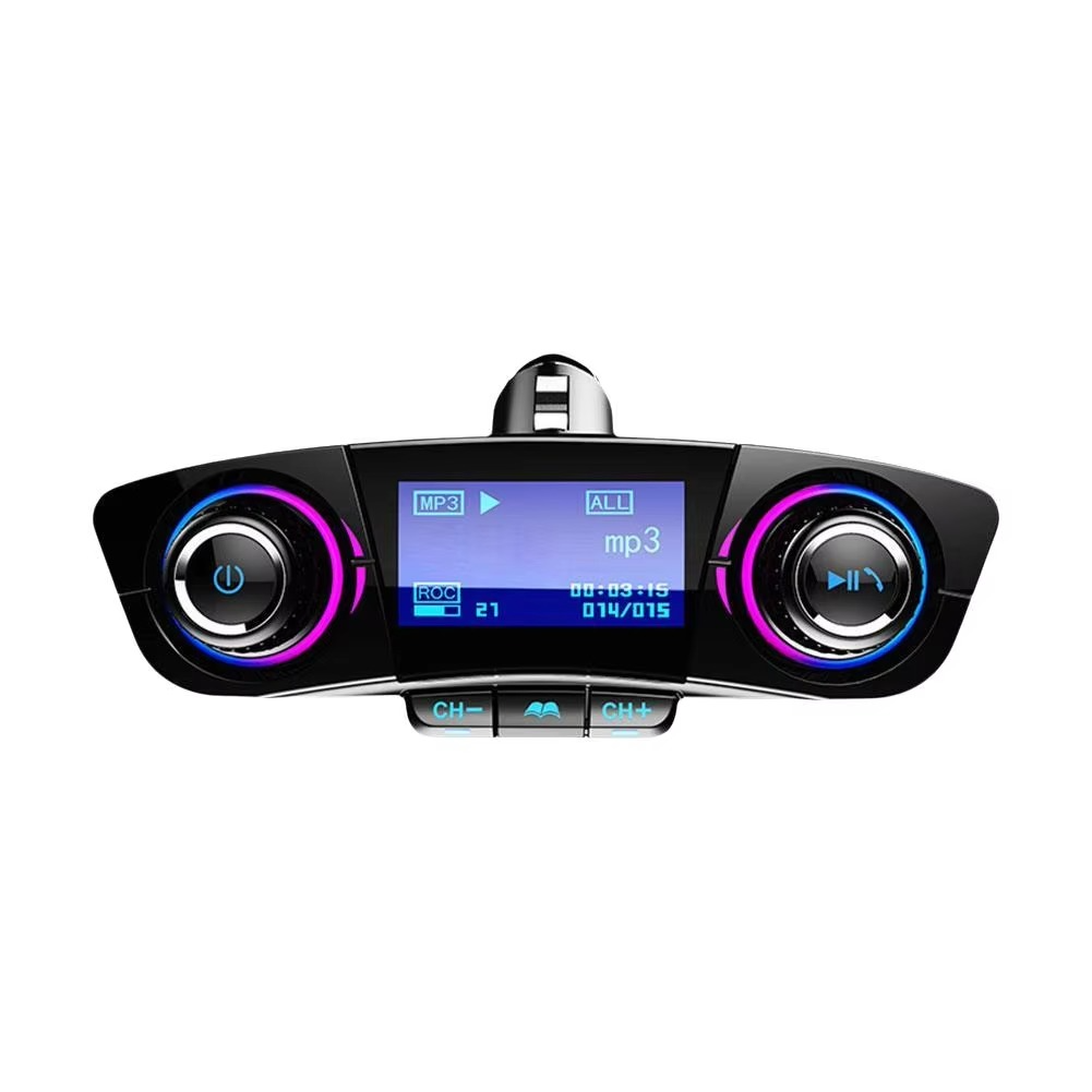 BowLift | Bluetooth 5.0 Car FM Transmitter with Dual USB Charger and LED Display
